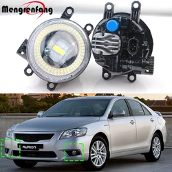 2 Pcs 30W 8000LM Car LED Fog Light DRL Angel Eye Daytime Running Lamp H11 12V For Toyota Aurion 2006-2017 (Not Fit AT-X Model)
