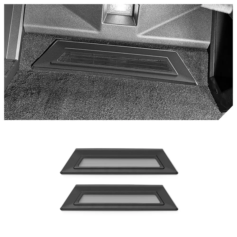 

for Tesla Cybertruck 2024 2025 ABS Backseat Air Vent Cover Air Flow Vent Grille Protection Rear Seat Floor Air Condition Outlet