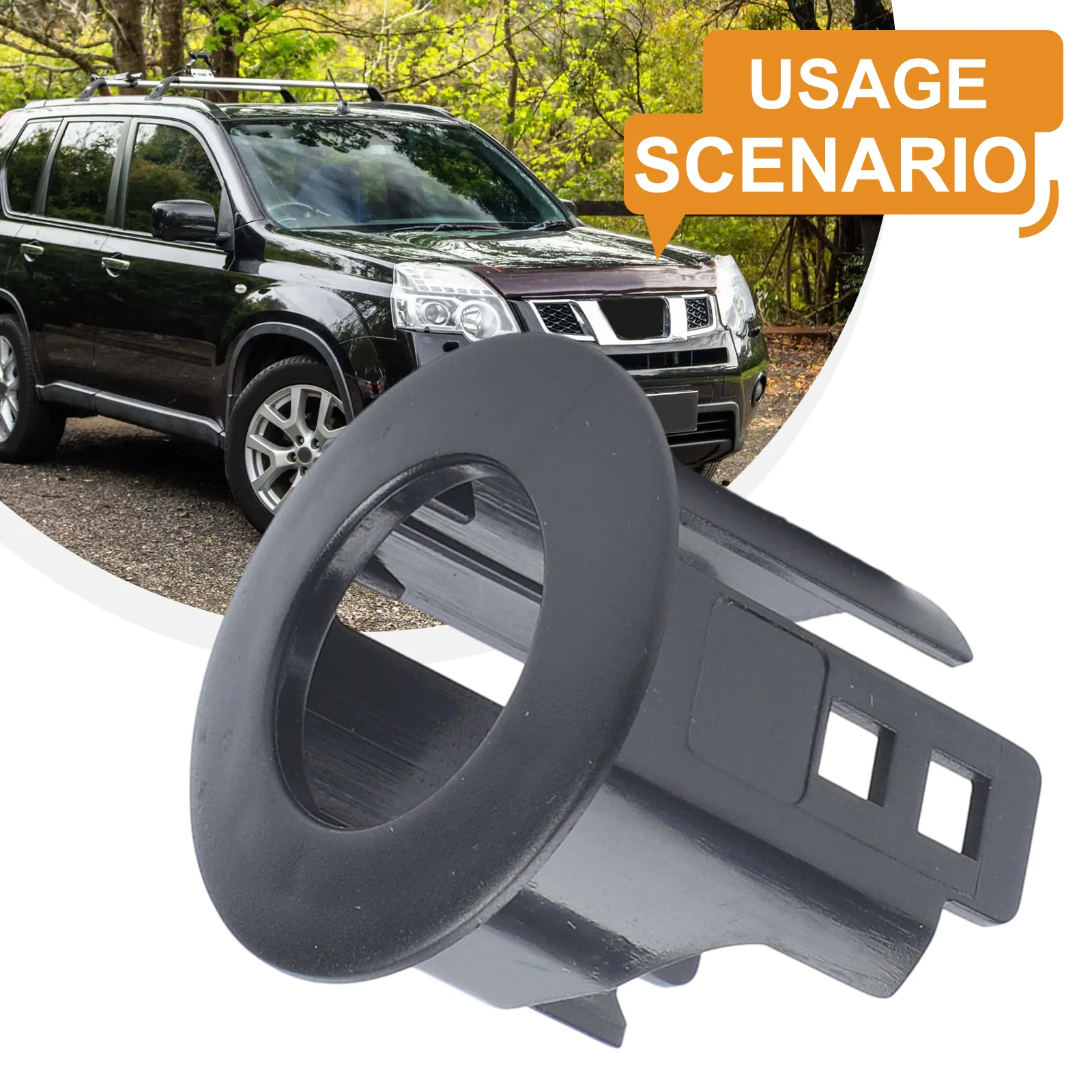 1X Car Parking Sensor Bracket Retainer Holder For Nissan For Qashqai J11 For X-Trail T32 28533-4JA0A 28533 5AA1A Rep Balck