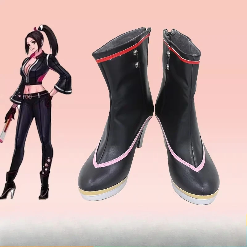 

Обувь в стиле аниме, ботинки Fatal Fury MAai Shiranui CotW, аксессуары для костюмов на Хэллоуин, реквизит