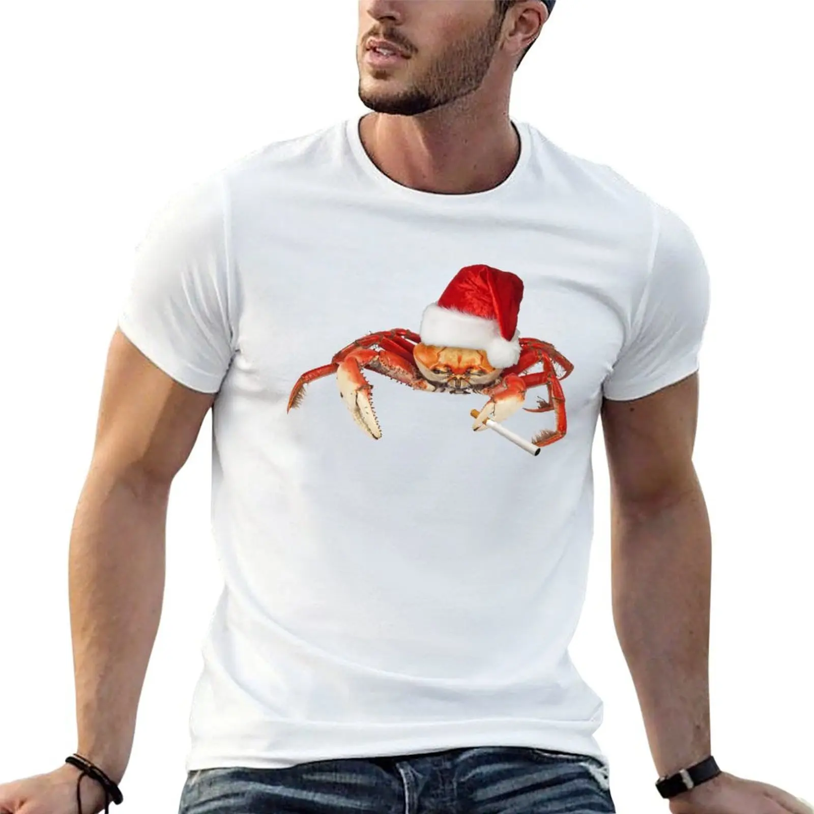 

Antonio the Christmas Crab T-Shirt anime t shirts oversize cotton t shirt man t shirts for man graphic tees T-shirt