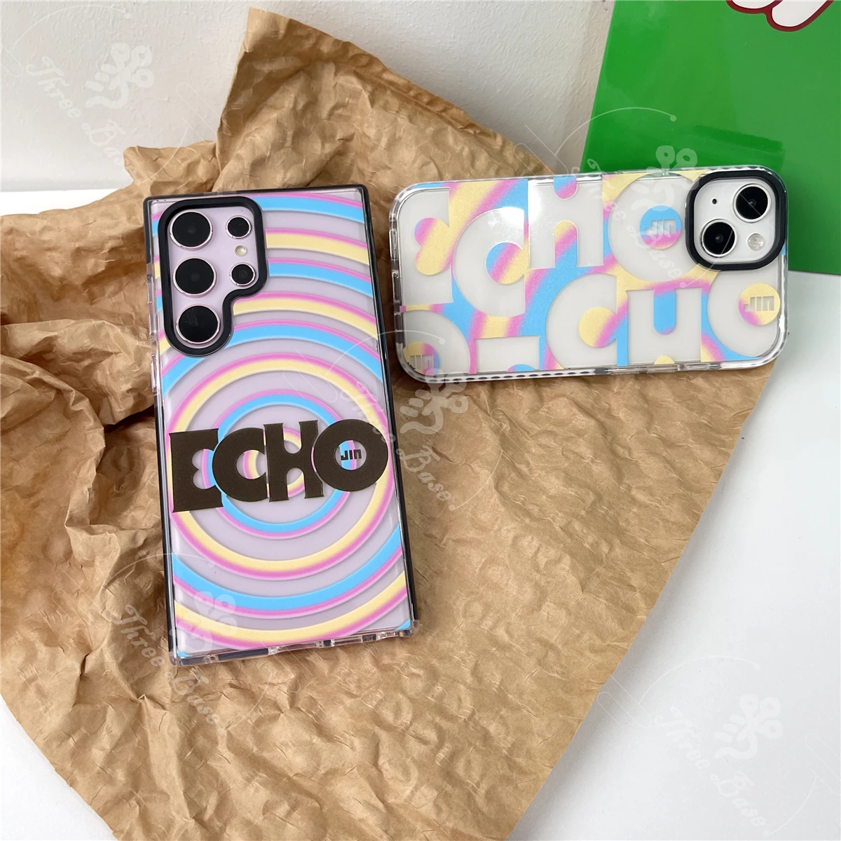 Phone case JIN ECHO For Samsung galaxy S25 ULTRA S25 Edge S24 S23 FE S22 S21 S20 A56 A55 A54 A36 A35 A06 A05 A52 A53 A16 A15 A14