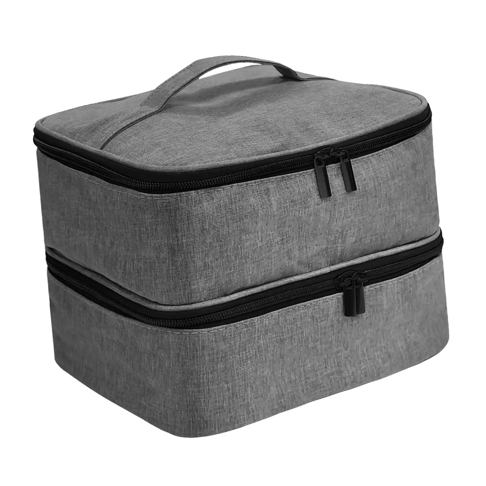 

Carrying Tote Bag Dot Pens Holds 30Bottles Travel Nail Polish Organizer Case Gray