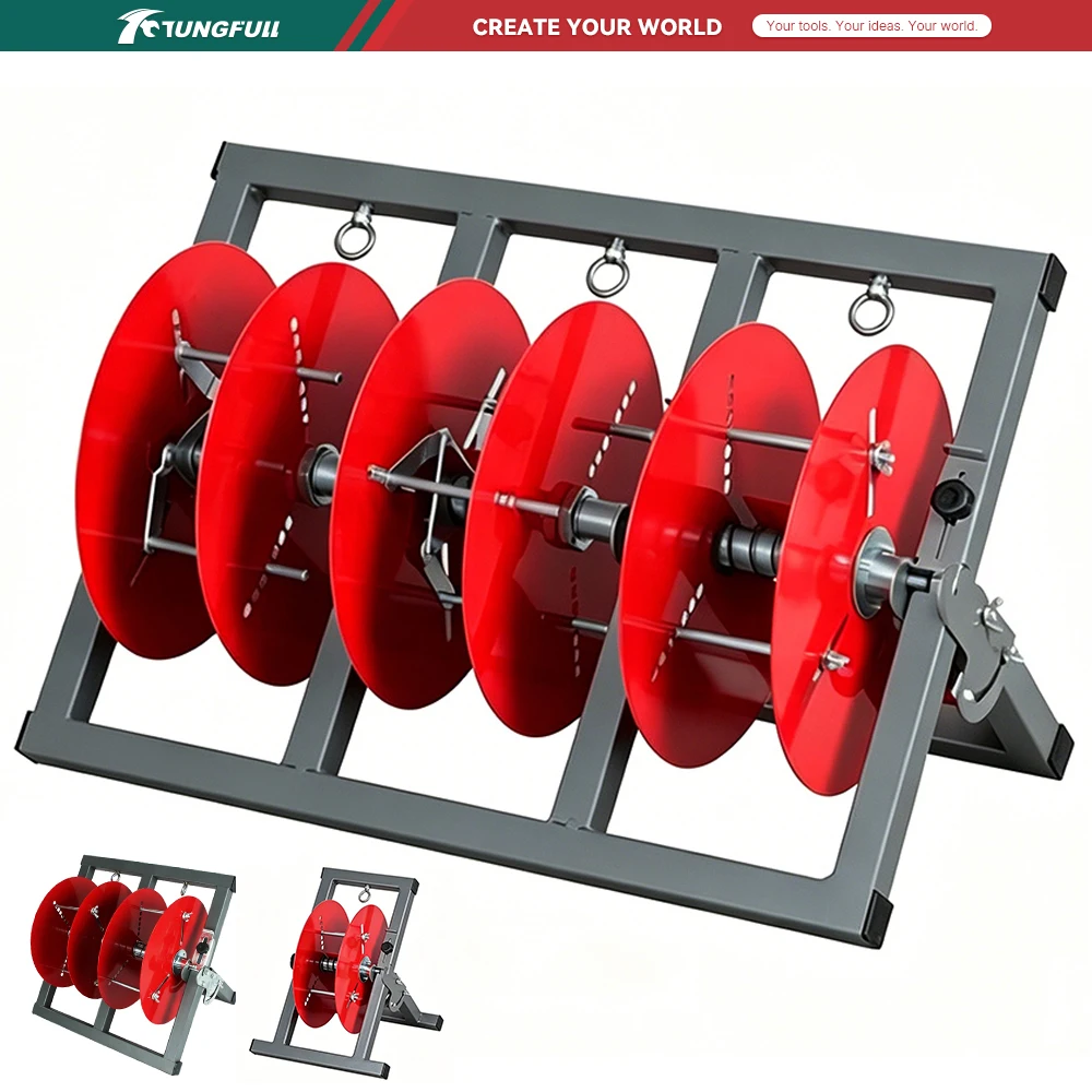 Support de déroulage de câble électrique pliable pour électricien, pour câbles BV, triple et multi-brins, outil électrique pour l'amélioration domestique