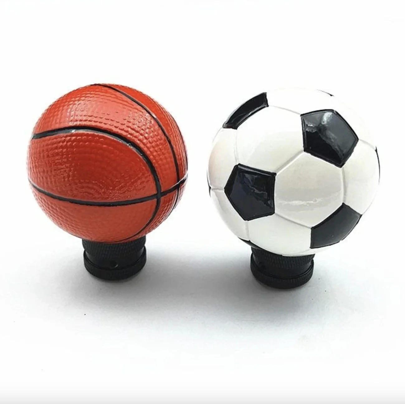 Universal Car Resin Basketball Football Fans Gear Shift Knob lever Stick Gears Shifter Fit For Honda Toyota Nissan Mitsubishi