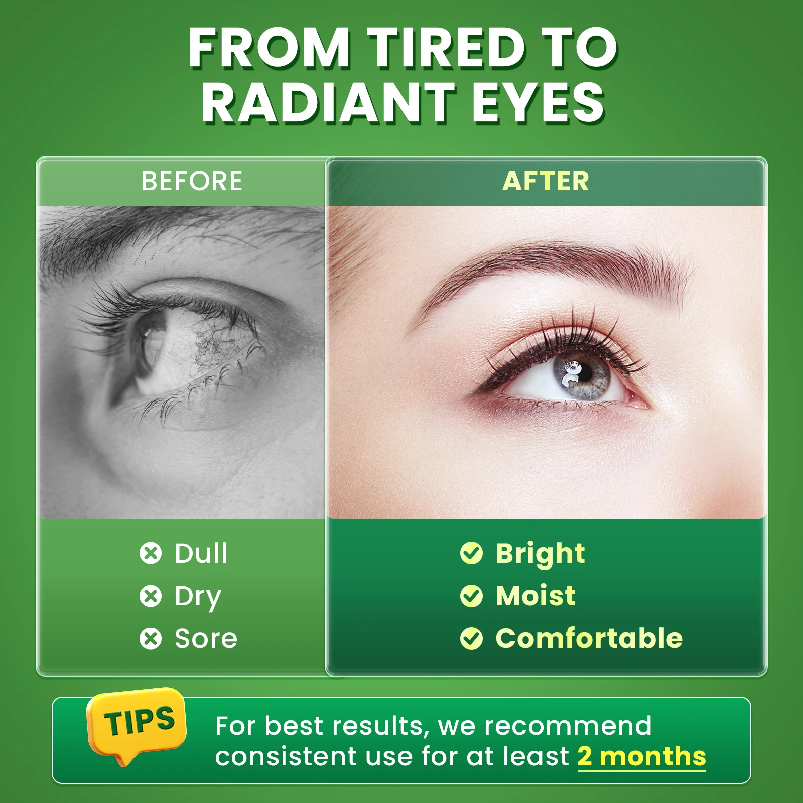 كبسولة لوتين وزياكسانثين مكمل فيتامين العين المتقدم مع التوت والأستازانتين والجنكة بيلوبا لصحة العين والدماغ #4