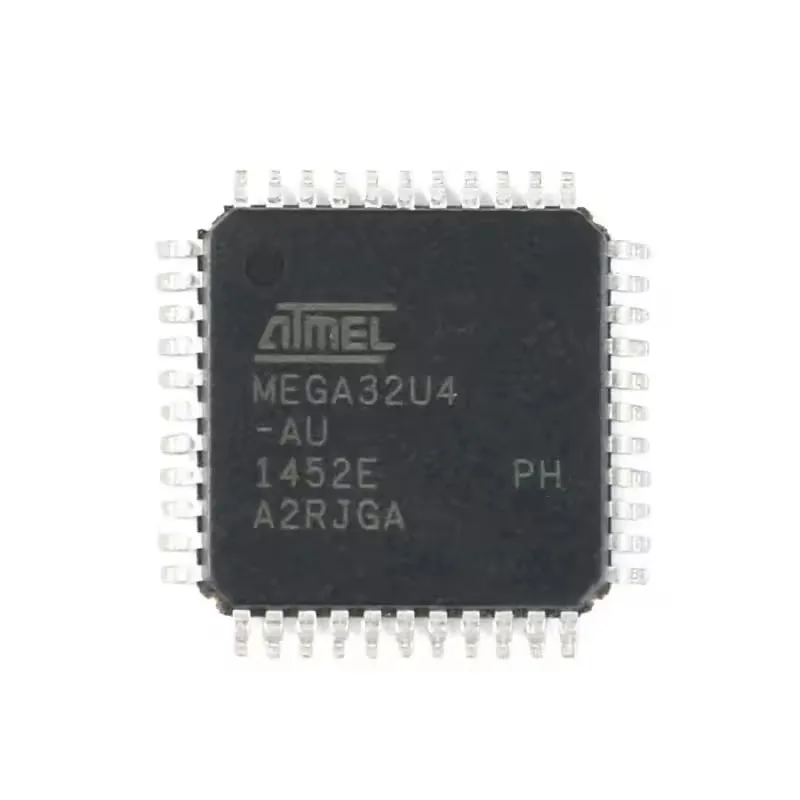 1-5PCS ATMEGA32U4-AU TQFP-44 ATMEGA32U4-AUR ATMEGA32U4 32U4 8-bit Microcontroller with12K Bytes of ISP Flash and USB Controller