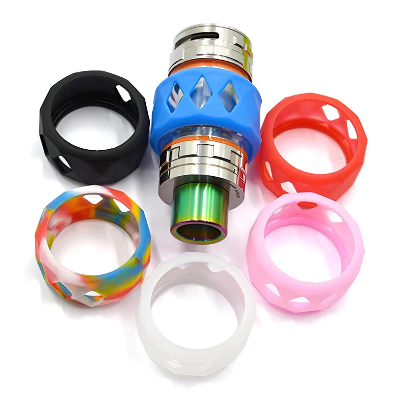 حلقة شريط حماية مزخرفة لمبة غطاء زجاجي لـ 510 خيط ZEUS X SUB أنبوب زجاجي فقاعي #6