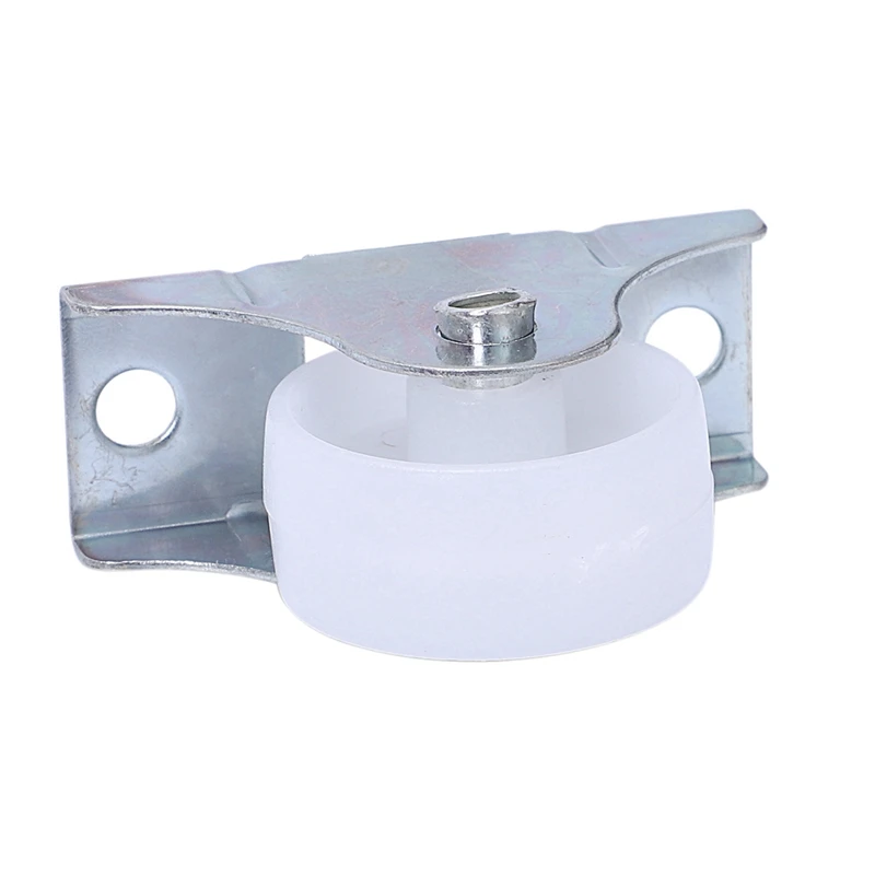 32 Pcs White Plastic 25Mm Diameter Furniture Replacement Caster Wheel