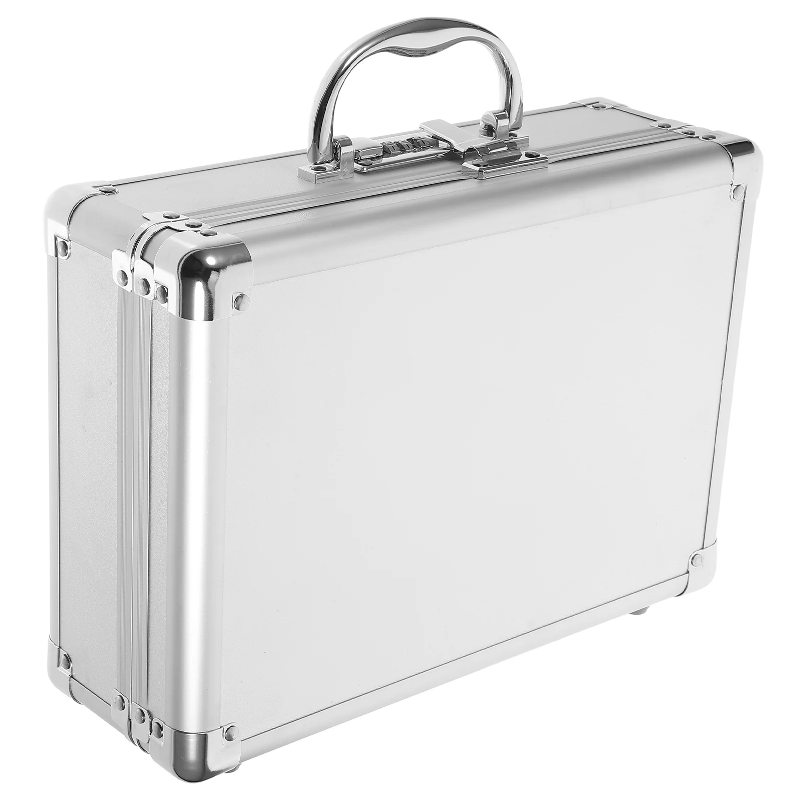 

Aluminum Alloy Suitcase Tool Lockable Cotton Small Hard with Foam Tools Carrying