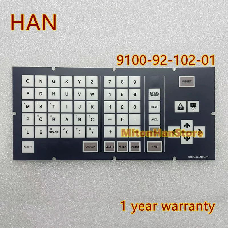 New For 9100-92-130-01 9100-92-102-01 FANUC Button Keypad film Hitachi machining center VS40/VS50/VS60 operation panel