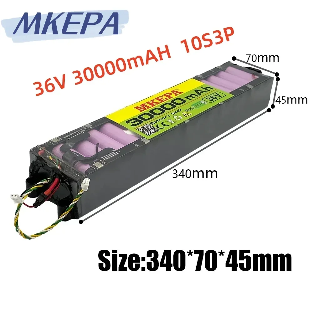 Original 36V 30000mAh battery For Xiaomi electric scooter M365 Pro Special battery pack 36V Li-ion battery 30000mAh Riding 55km