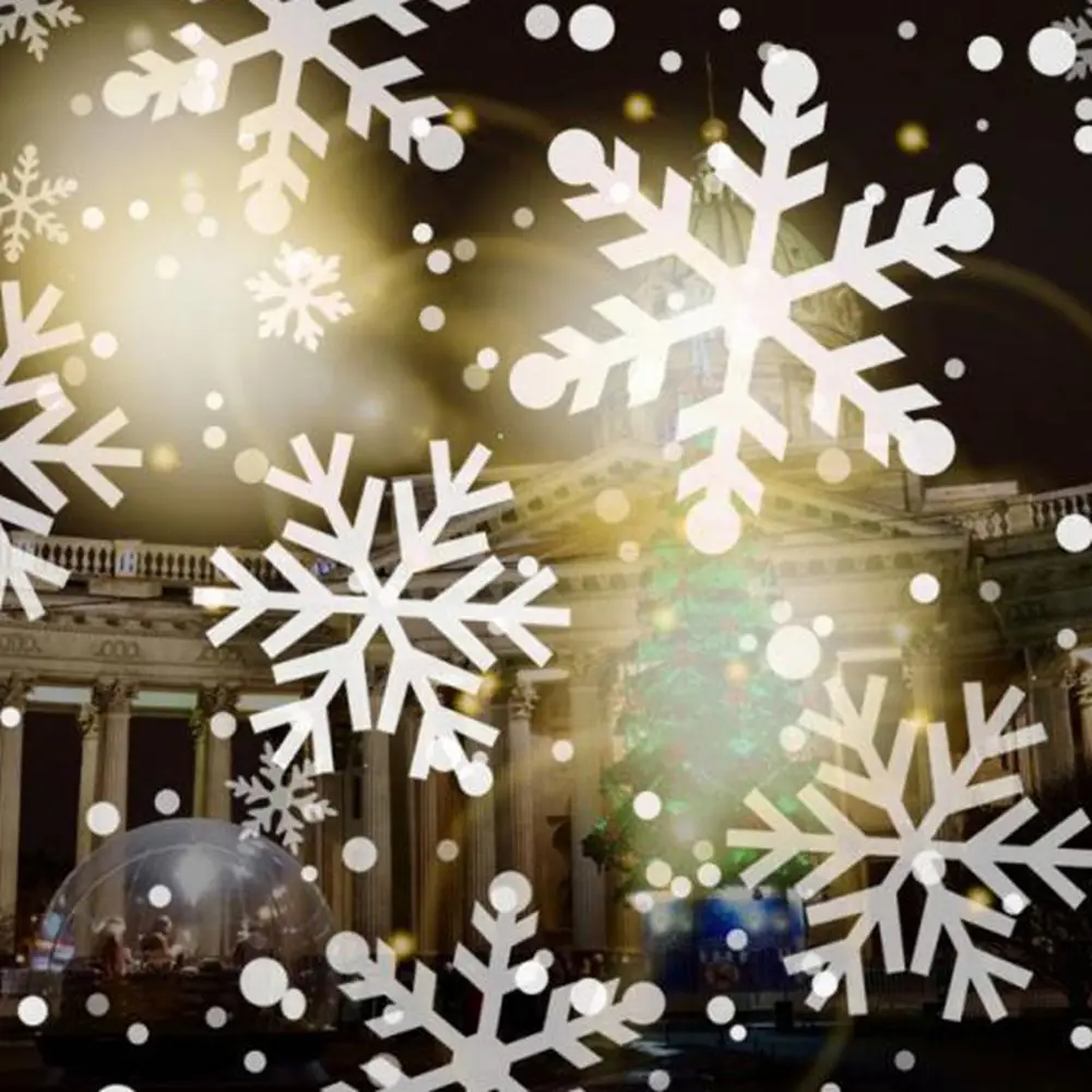 

Атмосфера Праздничные принадлежности Белый снежный стежок Проектор Сценические огни Рождественские украшения Вечеринка Специальная лампа Свет снежинки