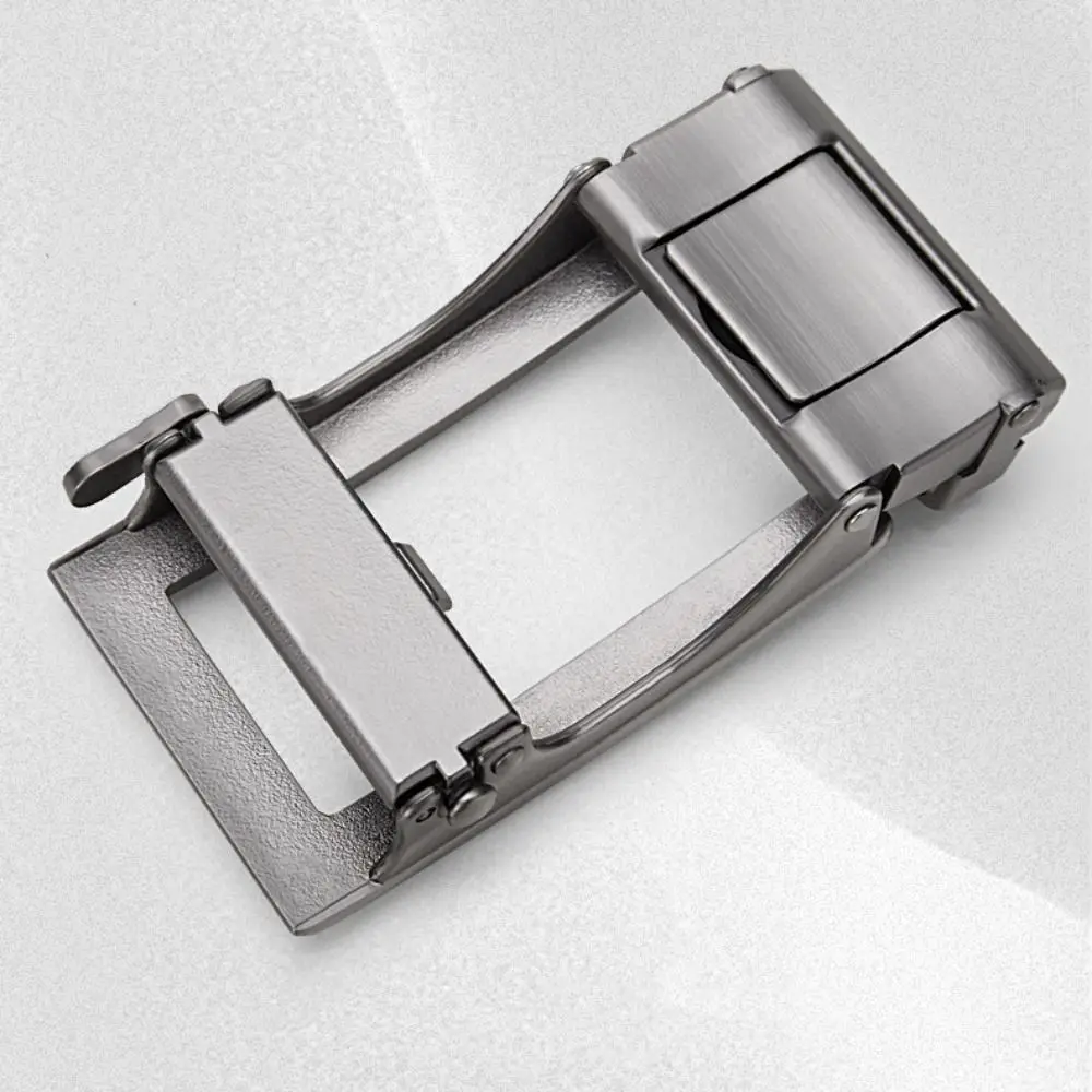 Durable Business Men's Belt Buckle Craft DIY Replacement Belt Automatic Buckles Casual Zinc Alloy End Bar