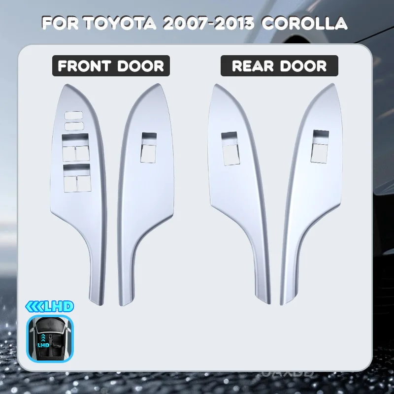 Zubehör für Toyota 2007-2013 Corolla LHD Auto Klimaanlage Innenraum AC Lüftungsgitter Armaturenbrett-Panel Auslassrahmen Blende CD