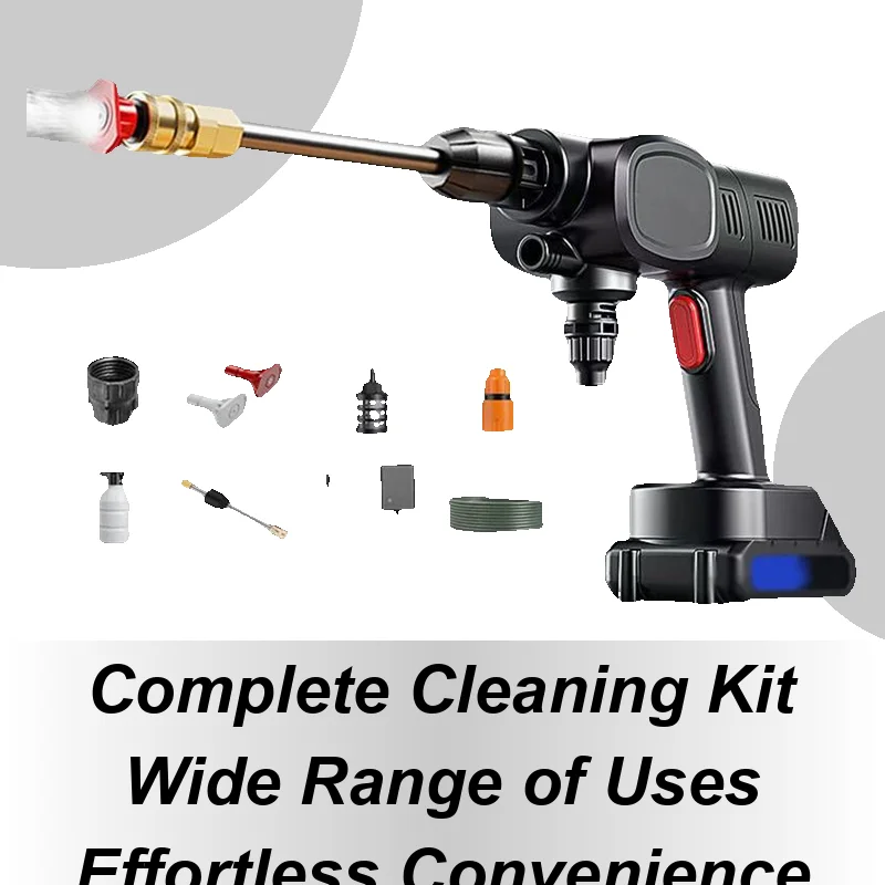 

Беспроводная мойка высокого давления, автомобильная аккумуляторная мойка высокого давления, ручной чистящий распылитель с водопроводной трубой, оборудование для мойки автомобилей