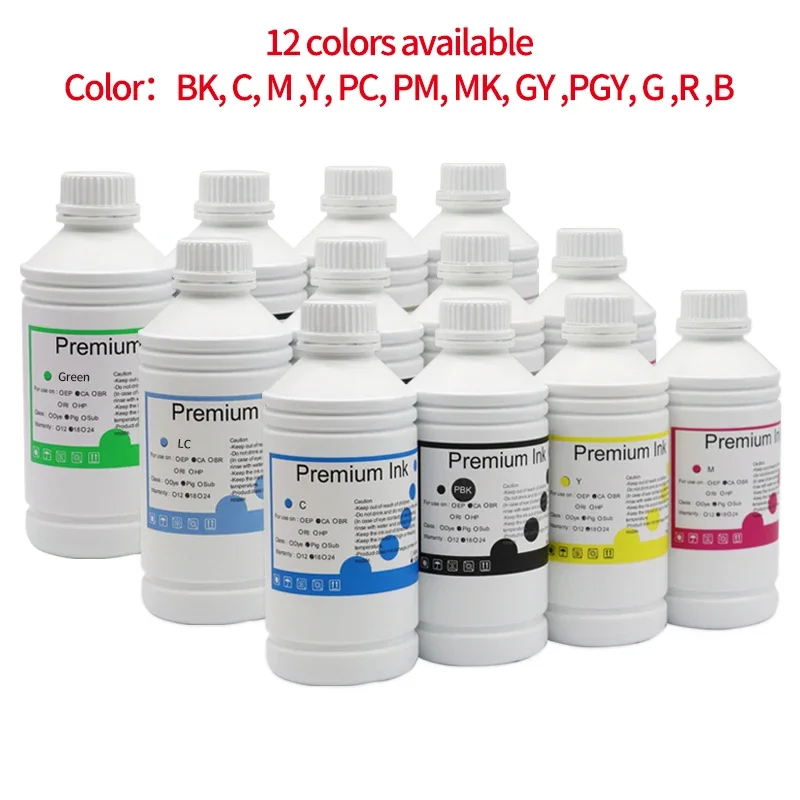 1000ML Pigment Ink Compatible For Canon iPF 8400 9400 8410 9410 8000 9000 8010s 9010 8100 9100 8110 9110 ipf 810 820 815 825 Ink