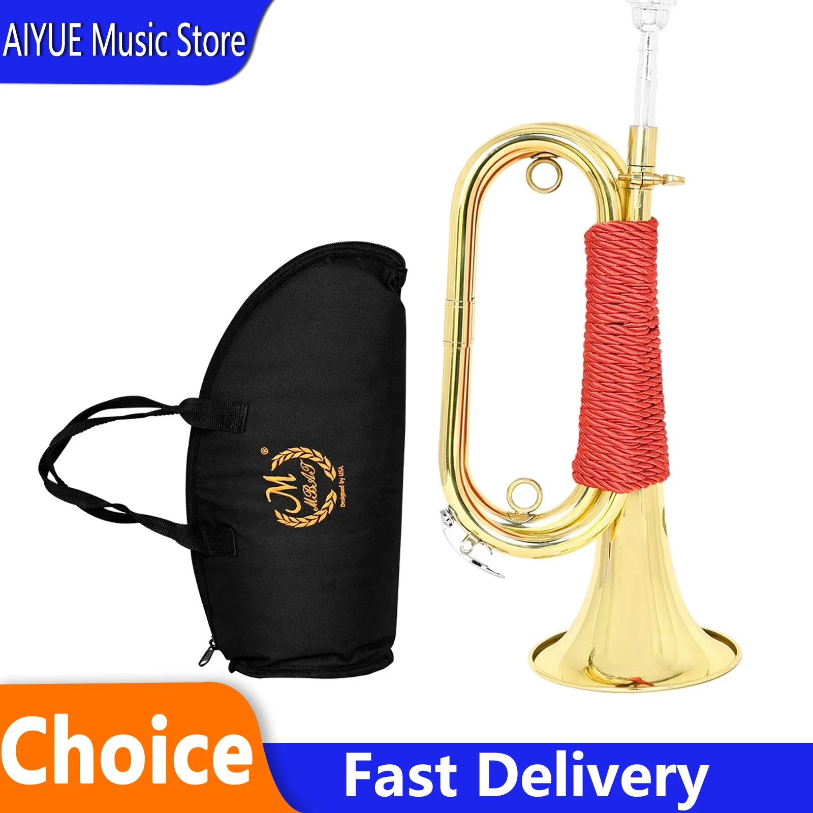 M MBAT Step Number Brass Extra Large Spanish Army Number Red Organization Handle Performance Special With Parts Brass Instrument