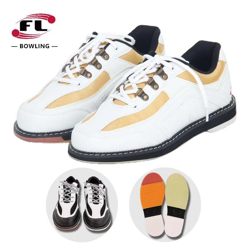 

Unisex Lightweight Bowling Shoes Men Women Soft Leather Upper Sports Sneakers Couple Durable Bowling Shoes Advanced Version