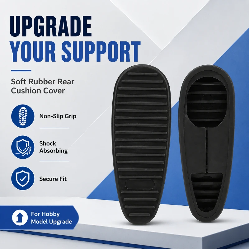 1/2/3PCS Anti-slip Shock Absorption Buffer Cushion Thick Black Soft Rubber Universal Heightening Support Replacement Pad