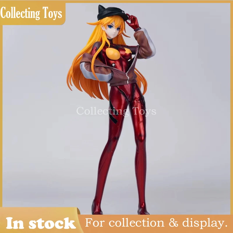 

In Stock Evangelion Asuka Langley Soryu Sporty Outfit With Cap 1/7 Scale Figure Red Plugsuit Casual Version Statue Casual Sporty