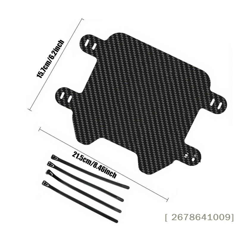 ⚑Carbon Fiber Texture Front Fender Mudguard License Plate For Mountain Bike Motorcycle Bicycle Front Wheel Splash Guard