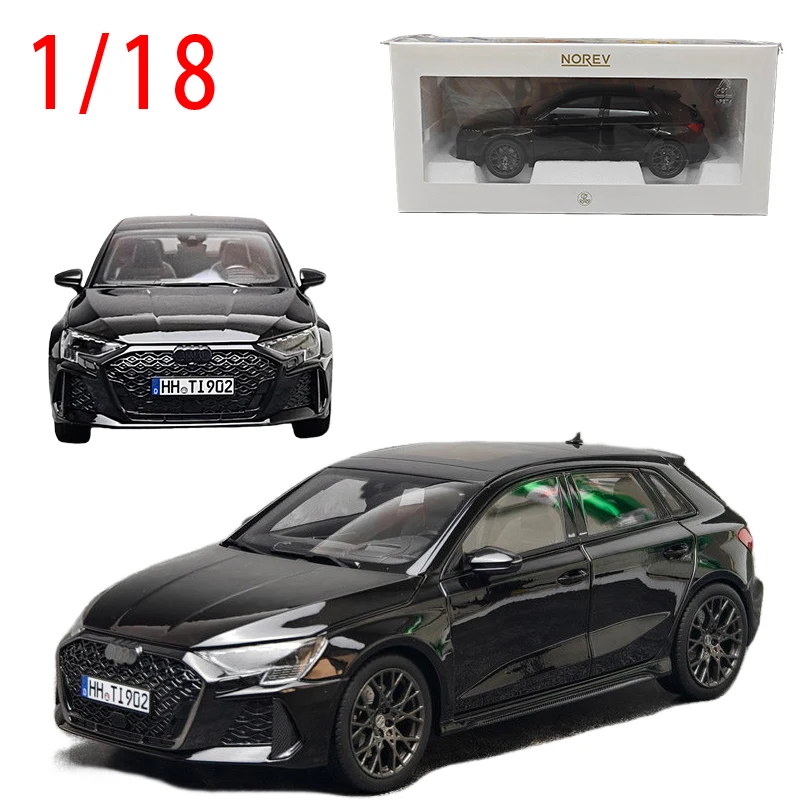 

NOREV литой под давлением масштаб 1/18, модель автомобиля Audi из сплава RS3 2025 AUDI A3, игровые транспортные средства, игрушки для мальчиков, оригинальная коробка в подарок