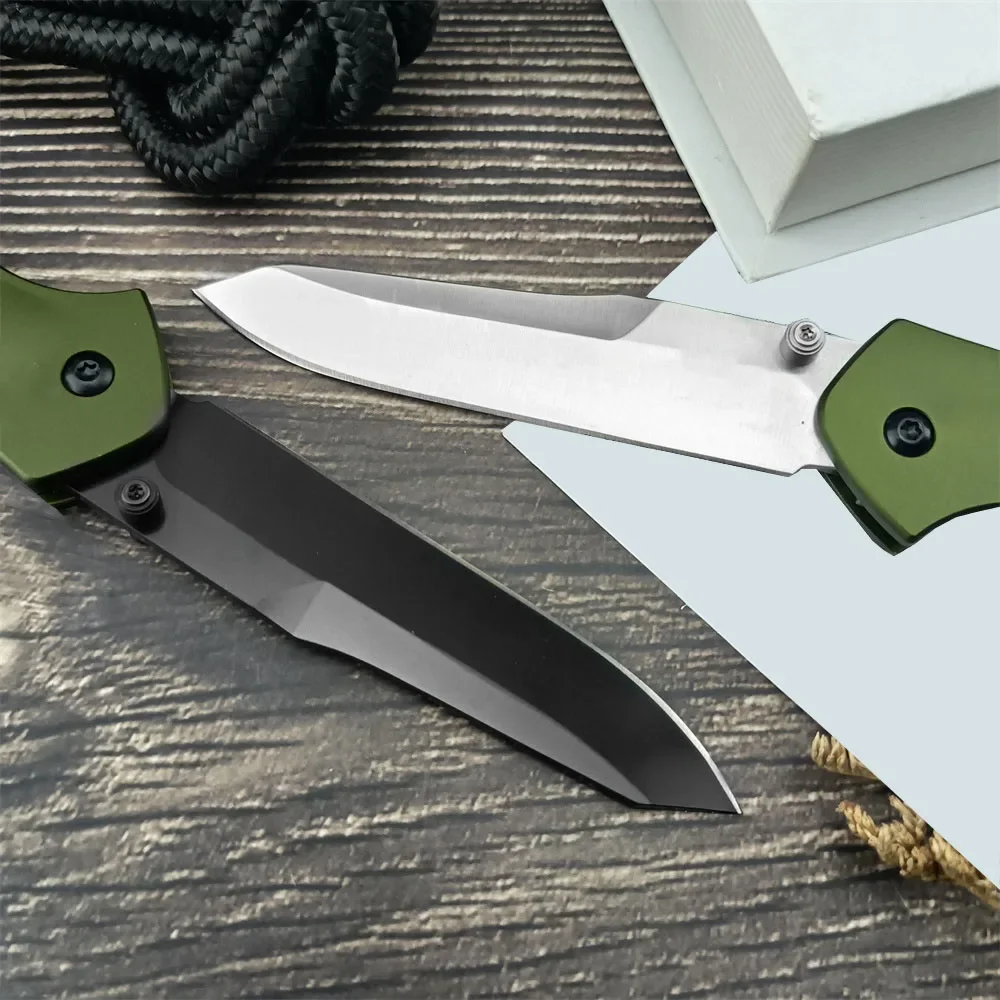 Green BM 940 Osborne Folding Knife D2 Clip Point Blade Aluminum Handle EDC Outdoor Hiking Protable Rescue Pocket Knife