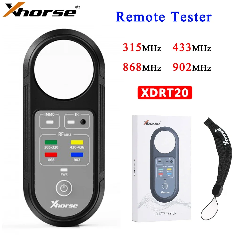 2023 Xhorse XDRT20 V2 Frequency Tester Infrared Signal Detection for 315Mhz 433Mhz 868Mhz 902Mhz