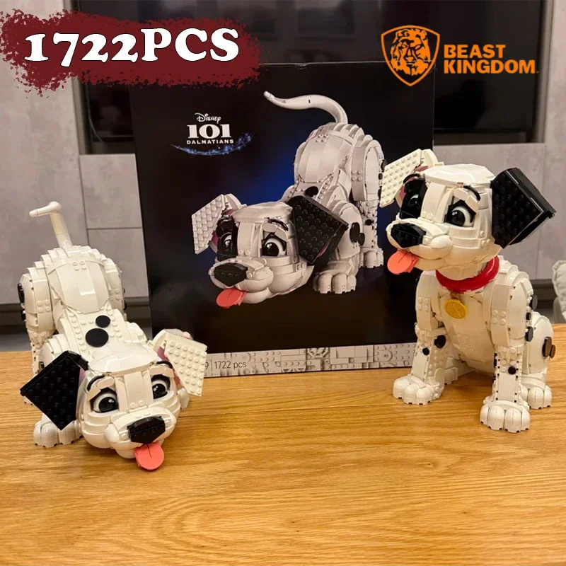 

New 1722pcs Popular Movie Game 101 Dalmatians Puppy 43269 Building Block Puzzle Model for Kids Birthday Gifts