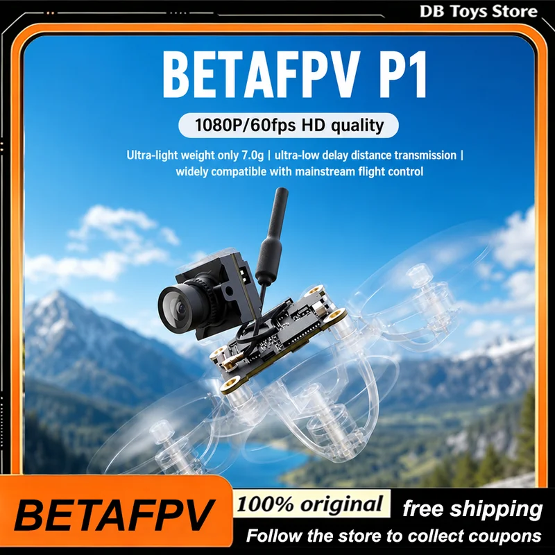 BETAFPV P1 Air Unit HD VTX1080P 60fps Digital FPV VTX 5km Long Range Low Latency ArtLynk Video Transmitter for Racing Drone