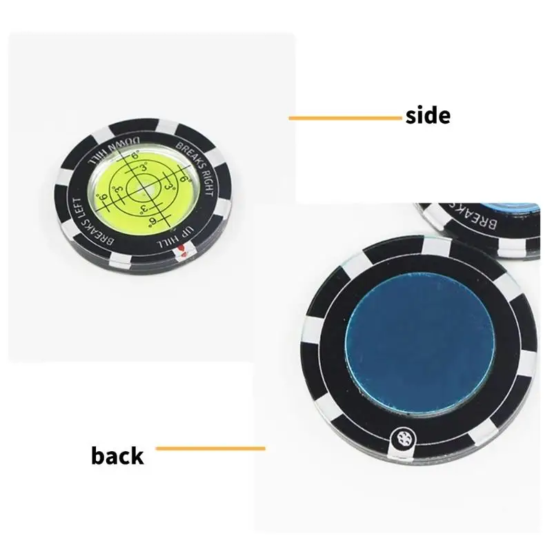 

652F Accurate Golf Ball Marker with Double Functionality and Level for Men and Women with Functionality