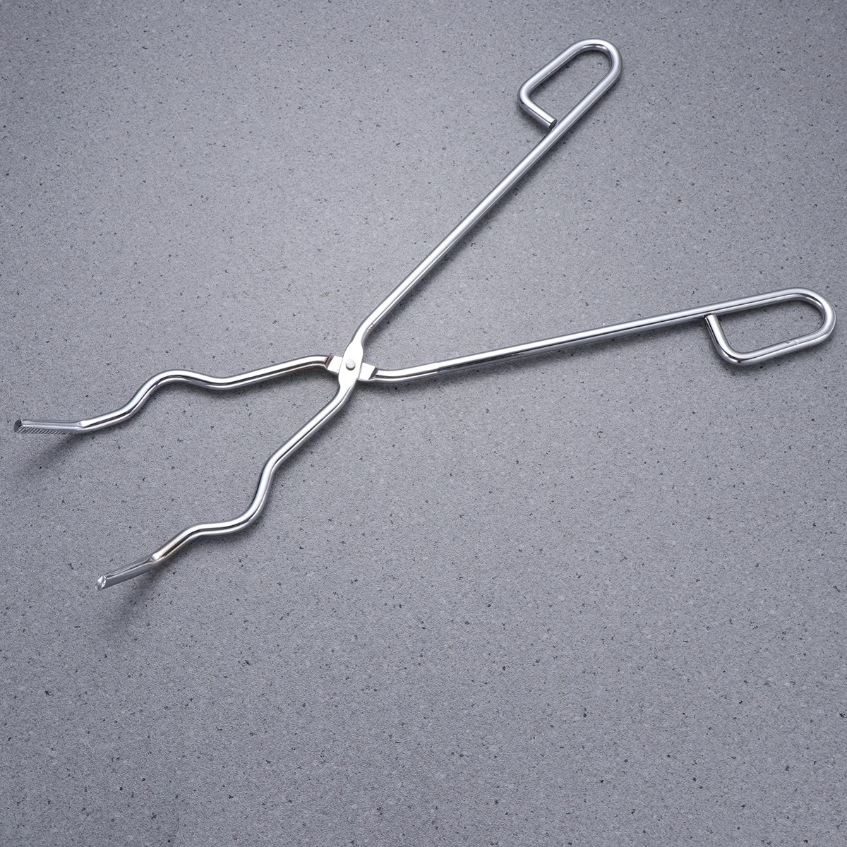 

Steel Crucible Tongs 45cm Chromium Plated Durable Safe Grip for Beaker Flask Holder Clamp Beaker Clamp Flask Tongs