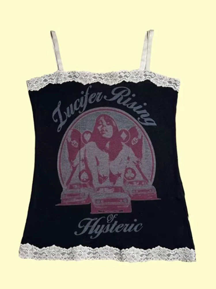 

Женский лоскутный топ с круглым вырезом и принтом в стиле ретро