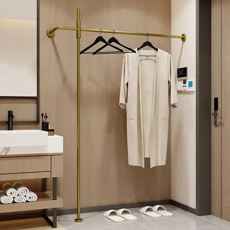 Aduo Hotel Stainless Steel Electroplated Black Titanium Hanger Drying Rack Hotel Hotel Bathroom Towel Bar Small Hat