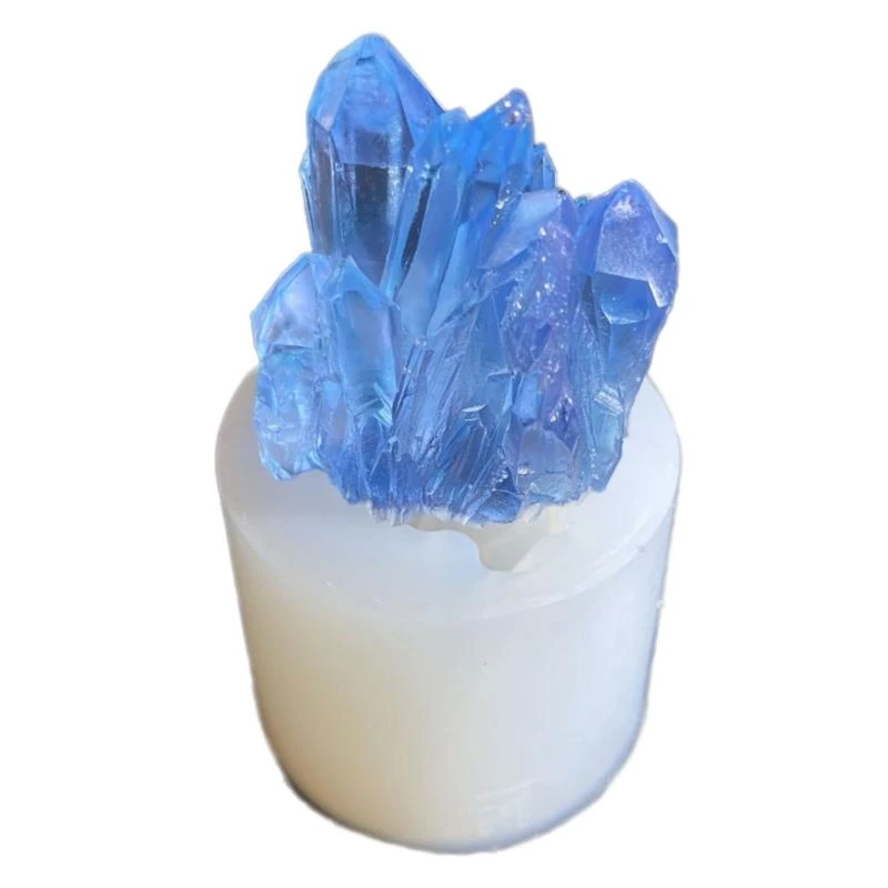 Simulation Original Stein Form DIY Handwerk Epoxy Form Handgemachte Form Kristall Cluster Form Epoxidharz Form Silikon Form