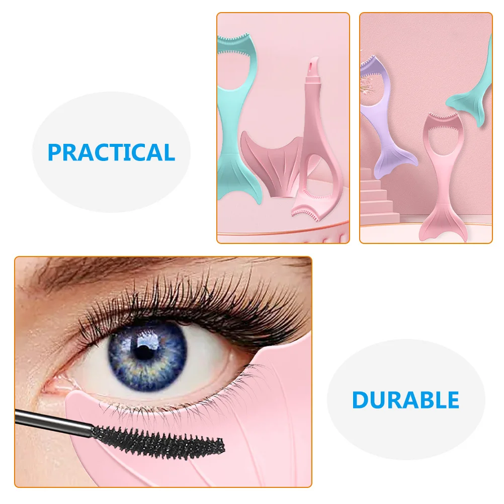 

Reusable Silicone Eyeliner Aid Tool Precision Ergonomic Makeup Tool Multi-Function Eye Stencil Make Up Aids