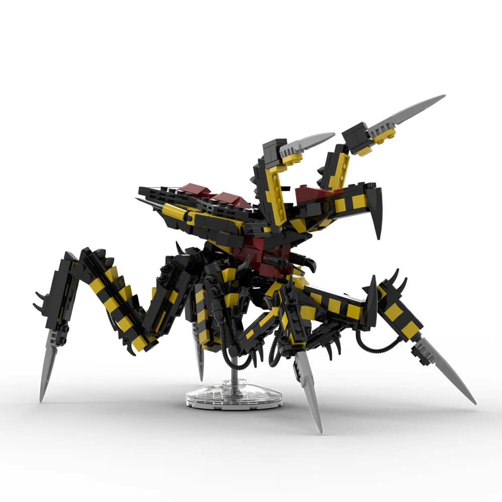 MOC الخيال العلمي فيلم المركبة الفضائية المحارب علة اللبنات شرسة Arachnids نموذج الحشرات الوحش لتقوم بها بنفسك لعبة الكبار الأطفال هدية 629 قطعة