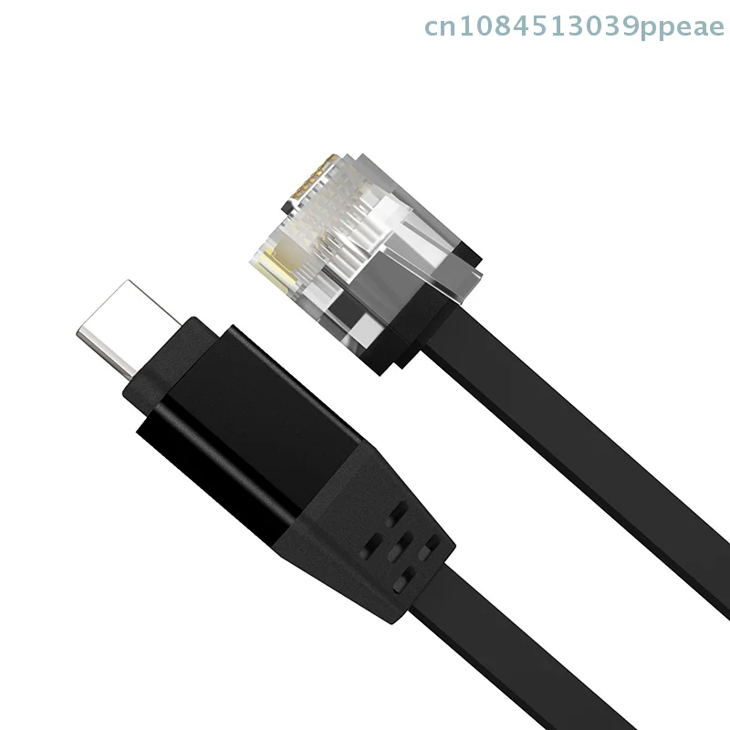 Cabo tipo C para RJ45 de 1000 m, adaptador de rede com fio para iPhone, iPad, laptop, tablet, Huawei, Xiaomi