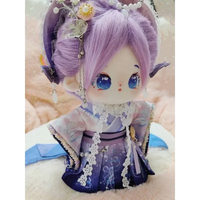 

20cm Cotton Plush Doll Carton Stuffed Plush Doll Purple Princess Doll Girl Gift Stuffed & Plush Doll For Girl