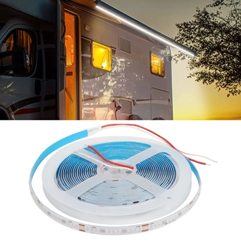 

DC12V COB Strip Light для морского/внутреннего/праздничного декора 300-LED/M Ленточный светильник GTWS