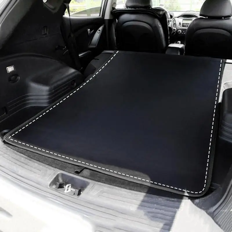 Car Trunk Mat Protection For Car Oxford Cloth Heavy Duty Automotive Cargo Mat Roll Up Floor Mats For Most Cars SUVs And Trucks