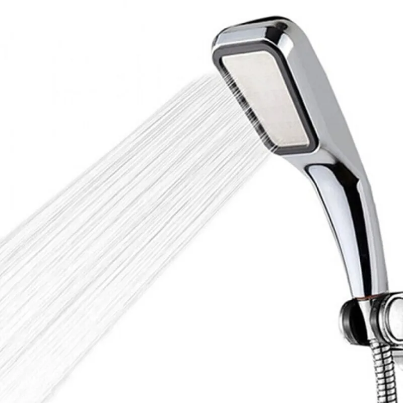 Square Handheld Shower Shower 300 Holes High Pressure Rainfall Shower Head Water Saving Sprayer Nozzle Bathroom Accessories