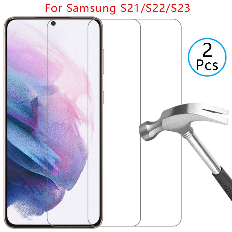 protective tempered glass for samsung galaxy s21 s22 s23 plus 5g screen protector on s 21 22 23 21s 22s 23s s23plus film samsumg