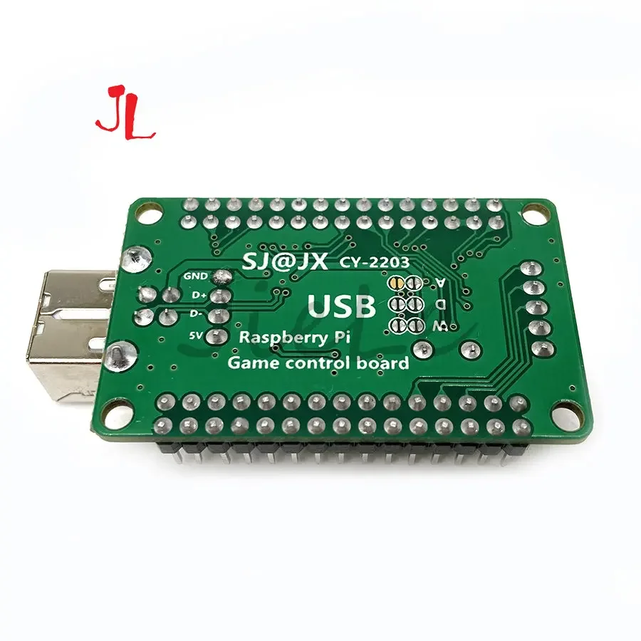Zero Delay Arcade USB Encoder, PC PS3 Switch, Raspberry Pi, Nintendo to Joycon, 2.8mm Buttons, 2.8mm BUTTON, New