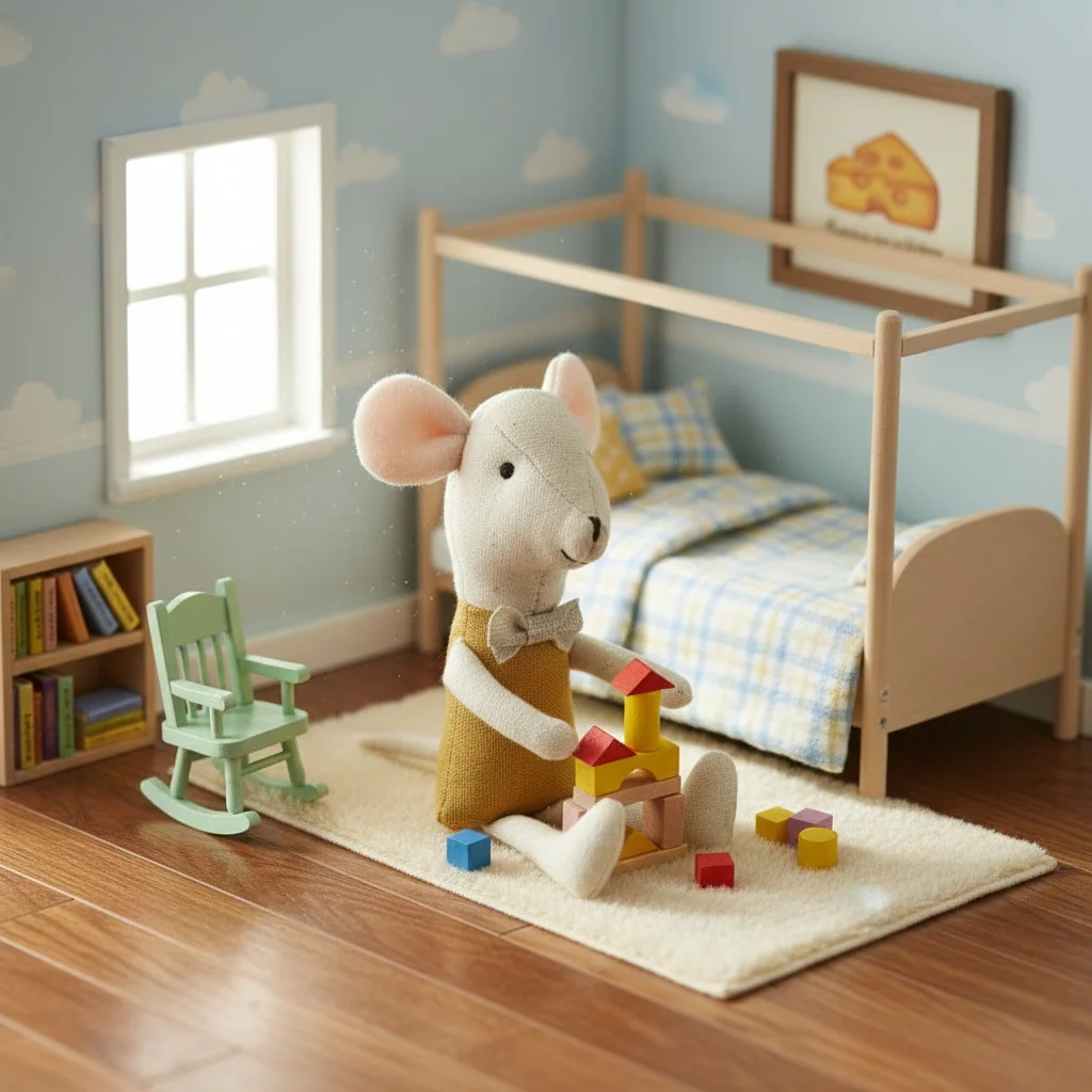 Cute little mouse  plush toys 17cm Stuffed Plush Animal Baby Toys doll baby accompany sleep toy gifts For kids