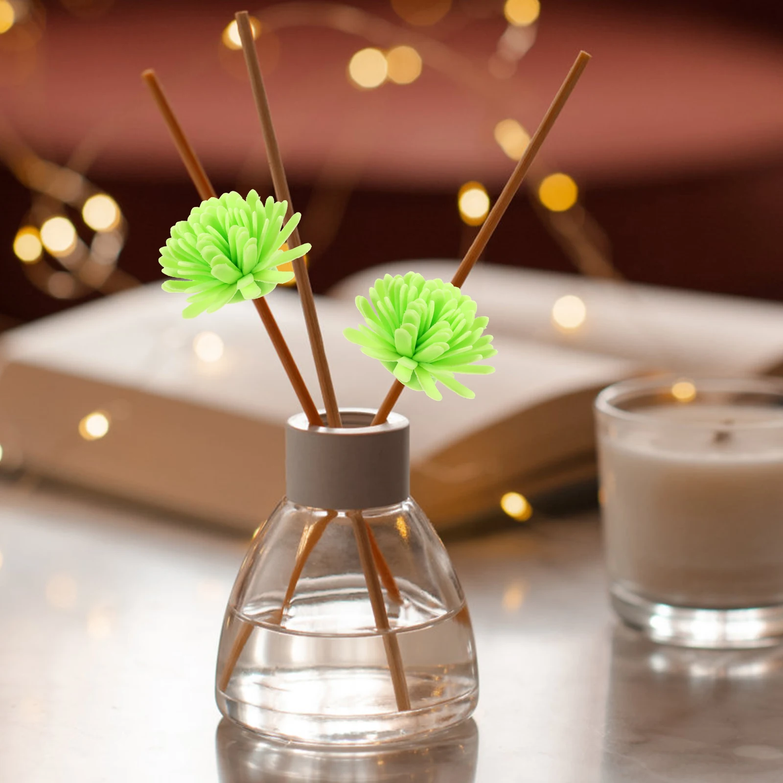 

100 Pcs For Bathroom Essential Oil Aromatherapy Diffuser Home Office Oil Diffuser Essential Oils Air Freshener Plant Stick