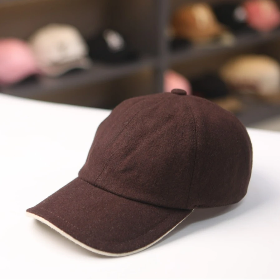 Fashion L p Wool Baseball Hat Autumn and Winter Letter Cap Breathable Luxury Couple Visors Hats for Men and Women