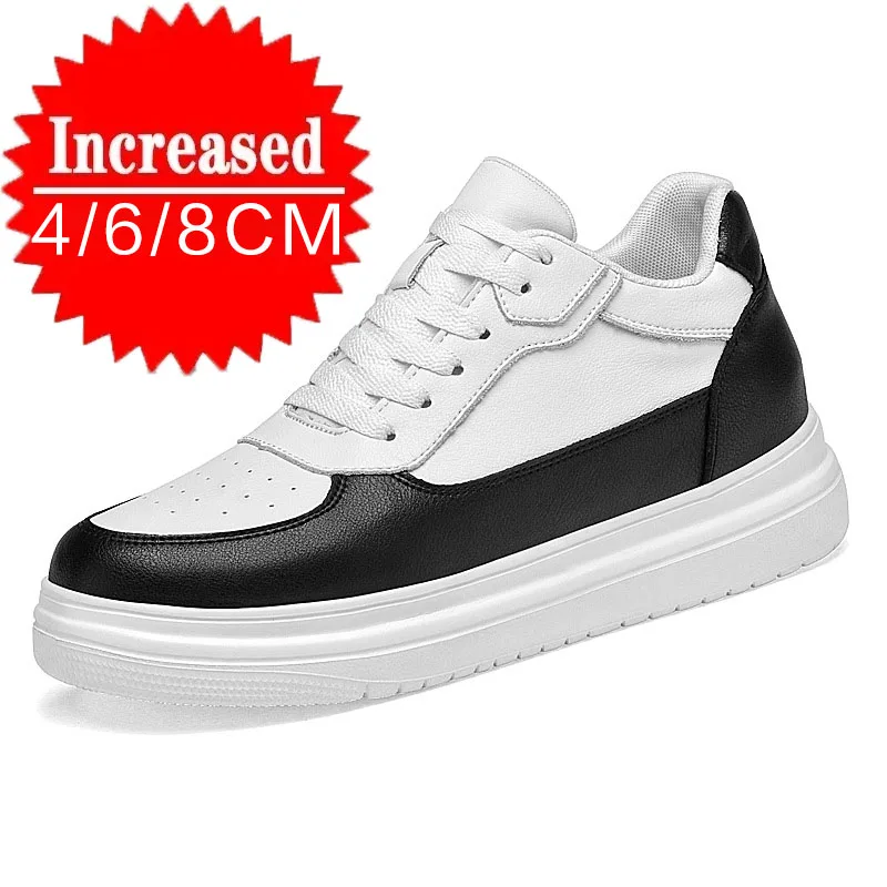 

Мужская спортивная обувь, увеличивающая рост, новый стиль, увеличивающая рост, стелька 8 см, мягкая повседневная обувь, модные дышащие кроссовки с сеткой