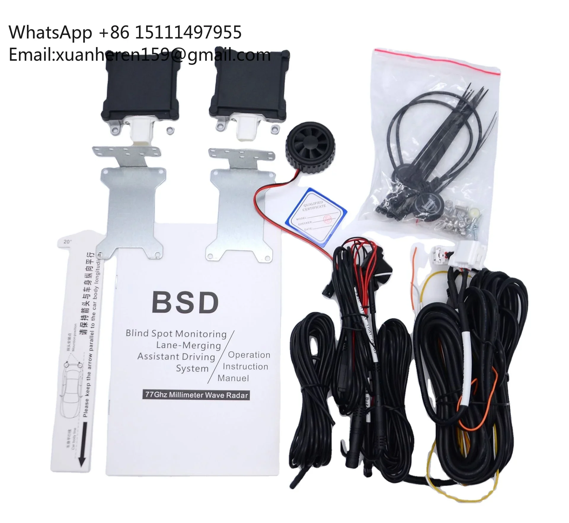 

77GHz Vehicle Blind Spot Detection Radar Sensor System BSD BSM for Mercedes Blind Spot Monitoring Warning Car Reversing Aid